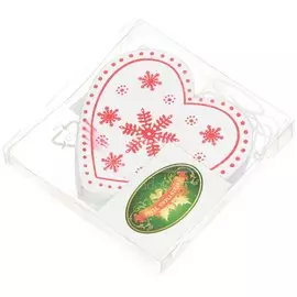 Елочная игрушка 72836, 15х15 см, 2 шт,
