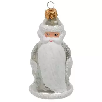 Елочное украшение Evis, Дедушка Мороз, стекло, с ручной росписью, 16 15 150 01