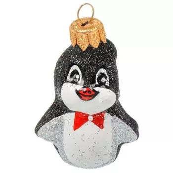 Елочное украшение Evis, Пингвиненок, стекло, с ручной росписью, 16 15 011 03