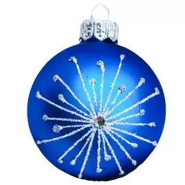 Елочный шар Изысканный серия ВС КУ-80-191159, 8 см