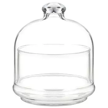 Емкость стекло, 0.49 л, с крышкой, Pasabahce, Basic, 96814B