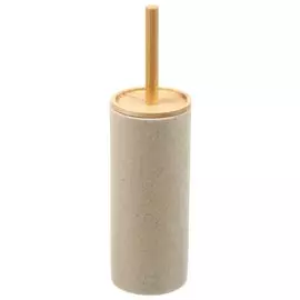 Ерш для туалета Бамбук, напольный, 10.2x25.3/38 см, полистоун, бежевый, RE0821AA-TOH