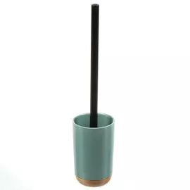 Ерш для туалета Бамбук, напольный, 9x13.8/38.5 см, керамика, бирюза, CE2504CA-TOH