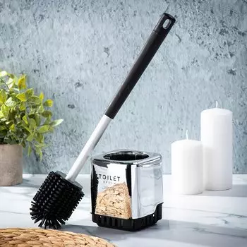 Ерш для туалета напольный, 10.5х10х46.5 см, пластик, Y4-7861