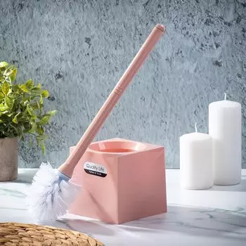 Ерш для туалета напольный, 11.5х11.5х40, пластик, Y4-7061