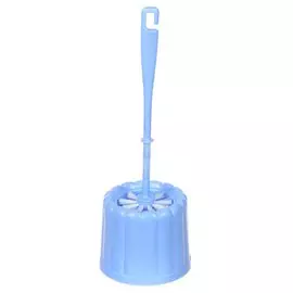 Ерш для туалета Мультипласт, МТ097 Фигурный, напольный, пластик, голубой