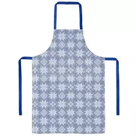 Фартук, 60х70 см, Winterland Снежный калейдоскоп голубой