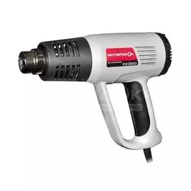 Фен строительный Интерскол, ФЭ-2000Э, 2000 Вт, 500 л/мин, 80 °C, 600 °C, 1 скорость, в коробке, 192.0.0.00