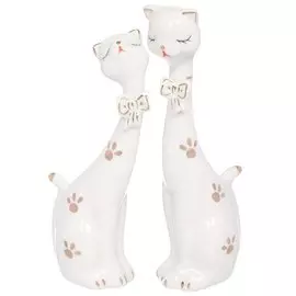 Фигурка декоративная Кошки пара Y3-1419 I.K, 18.5х20 см