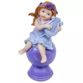 Фигурка декоративная Лавандовая девочка Y4-3674 I.K, 18 см