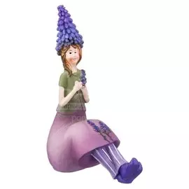 Фигурка декоративная Лавандовая фея, 11х5х14.5 см, 390-1237