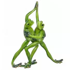 Фигурка декоративная Лягушата танго Y6-2639 I.K, 19 см