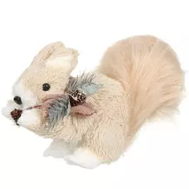 Фигурка декоративная полиэстер, Белка, 8х19х12 см, SYXRB-2521187