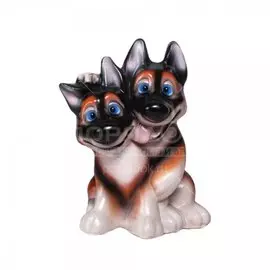 Фигурка садовая Хаски, 17х28 см, гипс, 188