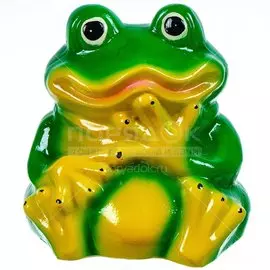 Фигурка садовая Лягушка-Квакуша, 28 см, гипс, Л42