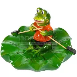 Фигурка садовая Лягушка Y4-4017 I.K, 18х17х11 см