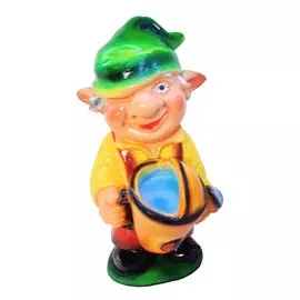 Фигурка садовая Тролль с лейкой, гипс, 365