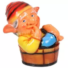 Фигурка садовая Тролль в тазике, артикул 367