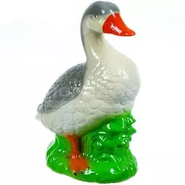 Фигурка садовая Утка Кряква, 37 см, гипс, Л72