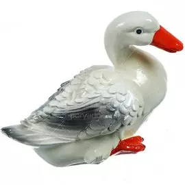 Фигурка садовая Уточка малая, 22 см, гипс, Л65