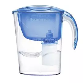 Фильтр-кувшин Барьер, Эко, для холодной воды, 1 ступ, 2.6 л, аквамарин, синий, В111Р00