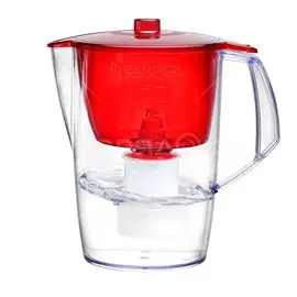Фильтр-кувшин Барьер, Лайт, для холодной воды, 1 ступ, 3.6 л, красный
