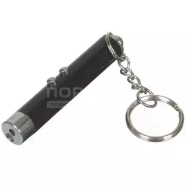 Фонарь-брелок ручной, Ultraflash, 30L, алюминий, черный, 12325