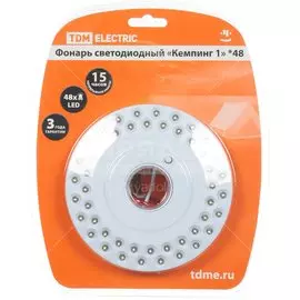 Фонарь кемпинговый, TDM Electric, пластик, SQ0350-0017