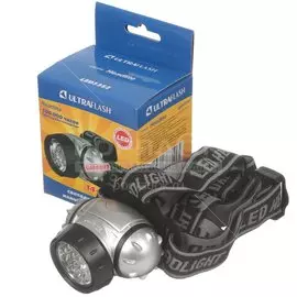 Фонарь налобный, Ultraflash, 5 352, пластик, 10261
