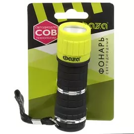 Фонарь ручной, ФАZА, P4-L2W-gn, черно-зеленый, 5027220