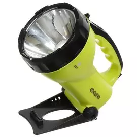 Фонарь ручной, встроенный аккумулятор, прожектор, ФАZА, AccuF6-L3W-gn, зарядка от сети 220 В, пластик, зеленый, 2853653