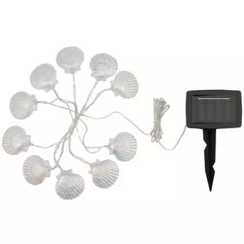 Фонарь садовый Lamper, Каскад Хранитель жемчужины, на солнечной батарее, грунтовый, 3 Вт, пластик, LED 4м выносная солнеч. панель 2м/аккум, холодное белое свечение