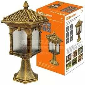 Светильник садово-парковый TDM Electric, Самурай, консольный, 60 Вт, металл, 18.5х41 см, бронзовый