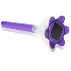 Фонарь садовый Uniel, Purple crocus USL-C-417/PT305, на солнечной батарее, грунтовый, пластик, 6х30.5 см