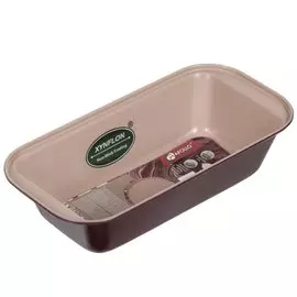 Форма для выпечки 13х25.4х5.6 см, антипригарное покрытие, прямоугольная, Apollo, Satin touch, STT-315
