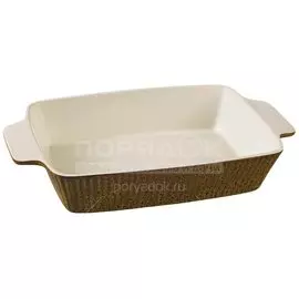 Форма для запекания керамика, 22.5х36х6.5 см, прямоугольная, Mercury, MC-6125