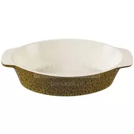 Форма для запекания керамика, 22.5х37.5х6 см, овальная, Mercury, MC-6127