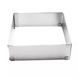 Форма для выпечки стальная регулируемая AN8-29, 15-28 см