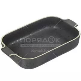 Форма для запекания керамика, 18х29.7х6 см, прямоугольная, Daniks, Элемент, 1562