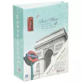 Фотоальбом 100 фото, 10 х 15 см, 6 дизайнов, Достопримечательности, Y3-1401