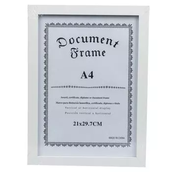 Фоторамка 21х30 см, МДФ, белая, Y4-6760