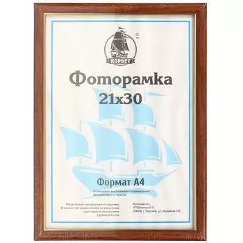 Фоторамка 21х30 см, пластик, стекло, D1503W-627A