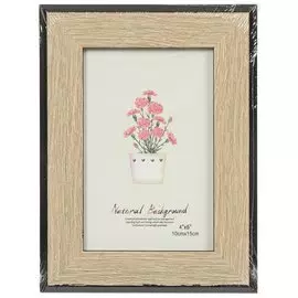 Фоторамка фото 10х15 см, черная окантовка, Y4-3892