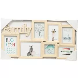 Фоторамка-коллаж Family Y3-1579 I.K на 7 фото бежевая, 65х33.5 см