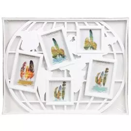 Фоторамка-коллаж Кругосветка Y4-3513 на 5 фото, 52х40 см