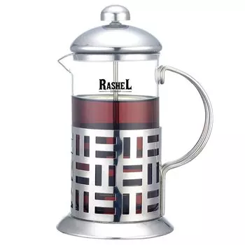 Френч-пресс 0.35 л, стекло, нержавеющая сталь, М-5835