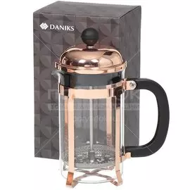 Френч-пресс стеклянный, 600 мл, Бронза DNN