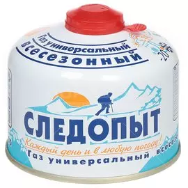 Газовый баллон резьбовой Следопыт PF-FG-230 всесезонный, 230 г