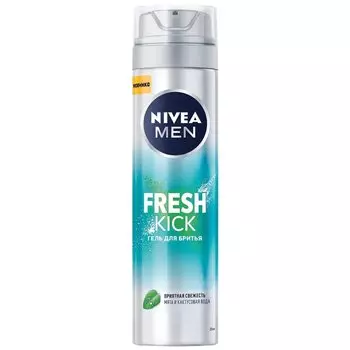 Гель для бритья, Nivea, Fresh kick, 200 мл, 81730