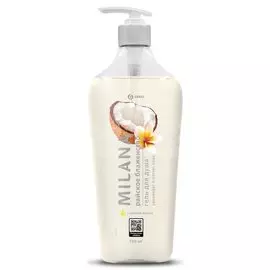 Гель для душа Grass, Milana Райское блаженство, 750 мл, с маслом кокоса